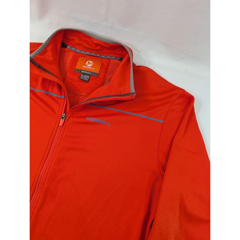 Merrell Orange Geotex Select Regulate Orange Full Zip Lightweight Jacket XXL